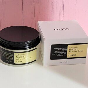 NIB COSRX Advanced Snail 92 All in One Cream 3.52 oz
